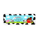 Search for barnyard return address labels Pig