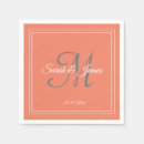 Recherche de corail et blanc serviettes Simple