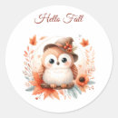 Search for owl on branch stickers Cute
