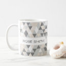 Search for geometric pattern mugs Grey