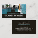 Recherche de cuisine et bain cartes visite Construction