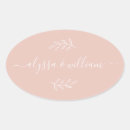 Search for script oval stickers Elegant