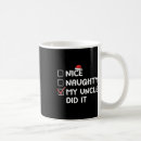 Search for naughty nice list mugs Winter