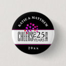 Search for 25th anniversary buttons Couple