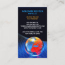 Search for globe business cards International