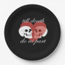 Search for halloween skeleton plates Black and white