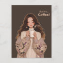 Search for conversation postcards Coffee