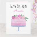 Search for pink cake birthday cards Floral