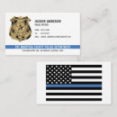 Recherche de policier cartes visite Détective