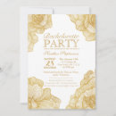 Search for classy bachelorette party invitations Gold