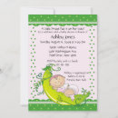 Search for cute pea invitations Sweet