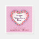 Search for valentines day napkins Heart pattern