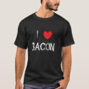Search for bacon mens tshirts Heart