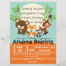 Search for trees 6x8 invitations Shower
