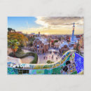 Recherche de guell de parc cartes postales Catalogne