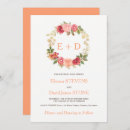 Search for monogram wreath wedding invitations Gold