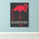 Search for flamingo canvas prints Vintage