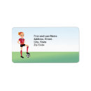 Search for soccer return address labels Girl