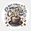 Search for morning coffee stickers Retro