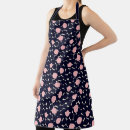 Search for geometric design aprons Navy blue