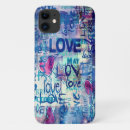 Search for love heart iphone cases Calligraphy