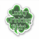 Search for funny shamrock stickers Irish