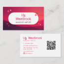 Search for groovy business cards Red