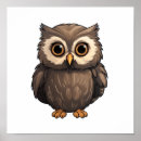 Search for cartoon owl posters Bird