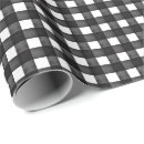 Search for black plaid wrapping paper Modern