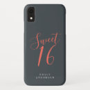 Search for coral and black iphone cases Girly