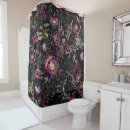 Search for dark purple shower curtains Flowers