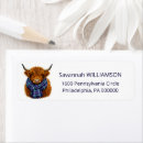 Search for scottish plaid return address labels Scotland