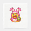 Search for happy easter napkins Bunny