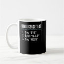 Search for intelligence mugs Joke