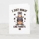 Search for pet ferret cards Weasel