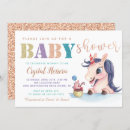 Recherche de unicorn baby girl shower invitations Fille