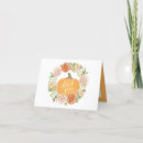 Search for fall floral cards Pumpkin bridal shower