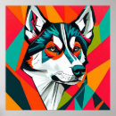 Search for siberian husky art Wolf