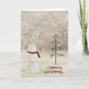 Search for birthday christmas cards Snowman