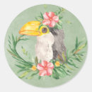 Search for bird baby shower stickers Watercolor