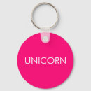 Search for unicorn keychains Pink
