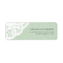 Search for lace return address labels Vintage