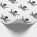 Search for pirate wrapping paper Jolly roger