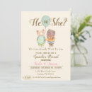 Search for cute gender reveal invitations Pink or blue