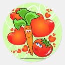 Search for cartoon vegetable stickers Carrot