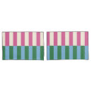 Search for vertical stripes pillowcases Green