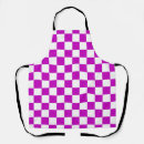 Search for purple gingham aprons Chequered