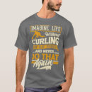Recherche de curling tshirts Jour de la mère