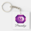 Search for gemstone keychains Purple