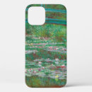 Search for impressionist painting iphone cases Water lily pond